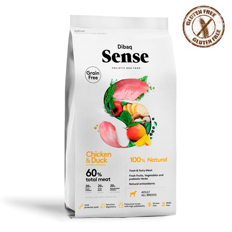 Dibaq Sense Grain Free Pollo y Pato Pienso para Perros oh my gos