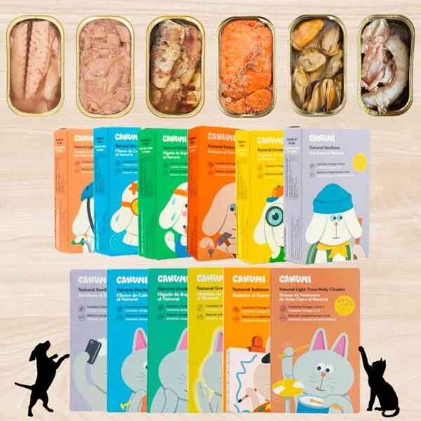 Canumi Snack Natural de Pescado para Gato y Perro
