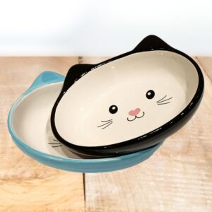 Comedero de Ceramica para Gatos - Carita oh my gos