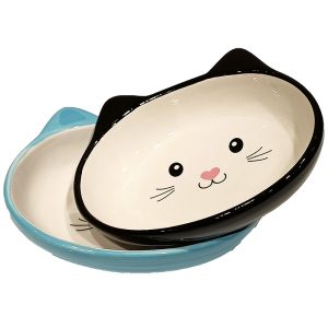 Comedero de Ceramica para Gatos - Carita