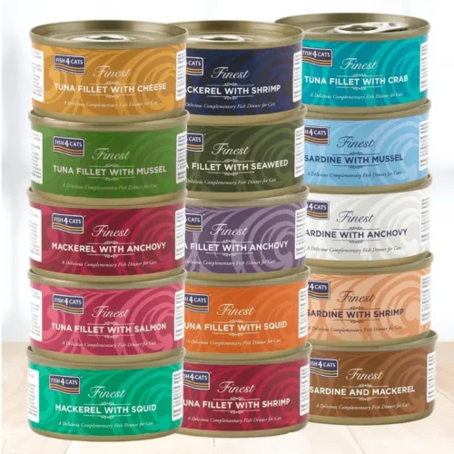 Delicioso Fish4Cats Finest Comida humeda Gato 70g comida Complementaria gato oh my gos