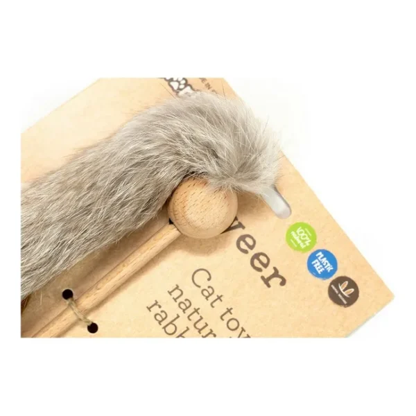 Gloria-caña-para-gato-Cola de conejo-plastic-free-ohmygosweb