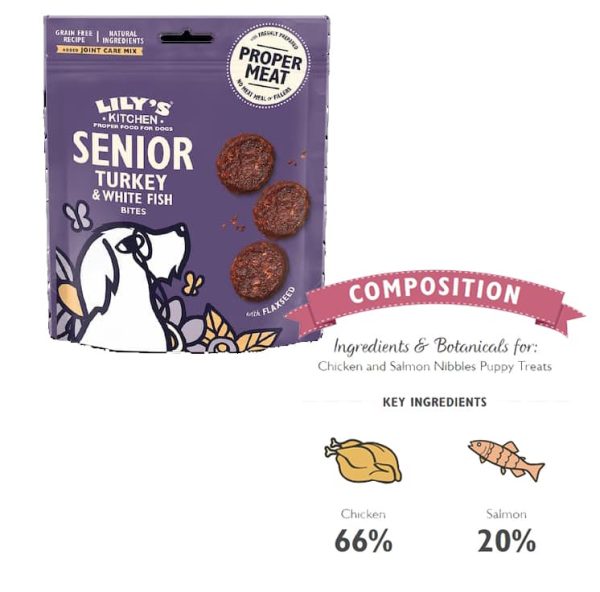 Lily's Kitchen Senior Dog Treats Lily's Kitchen Snacks Perro Senior