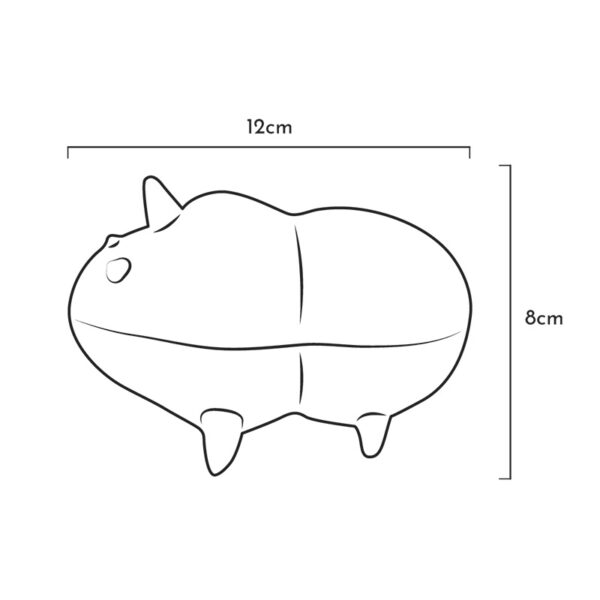 MEDIDA Juguete perro resina snorky large juguete ecologico Retorn ihmygosweb.com