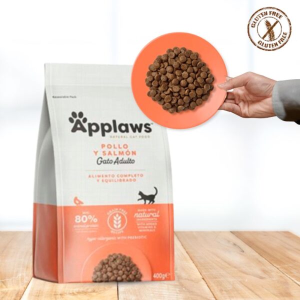 Pienso Applaws Gatos de Pollo y Salmon ohmygosweb.com