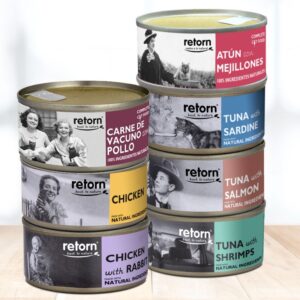 Retorn Gatos Comida Húmeda Completa 80g oh my gos