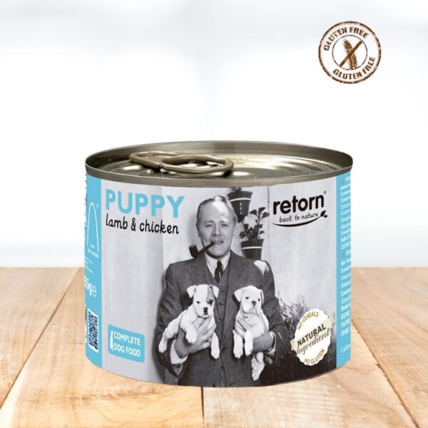 Retorn Perro Comida Húmeda Cachorros