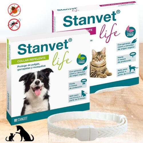 Stanvet Collar Antiparasitario Perro Gato oh my gos