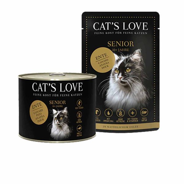 Cats Love Senior Comida Humeda para Gato