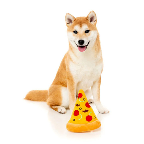 peluche pizza Fuzzyard-pizza para perro