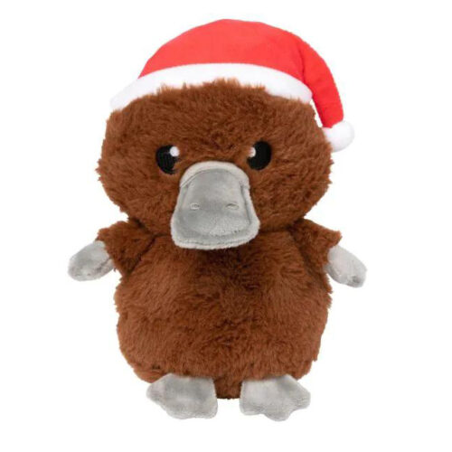 perro navideño ornitorinco peluche para perro fuzz yard oh my gos