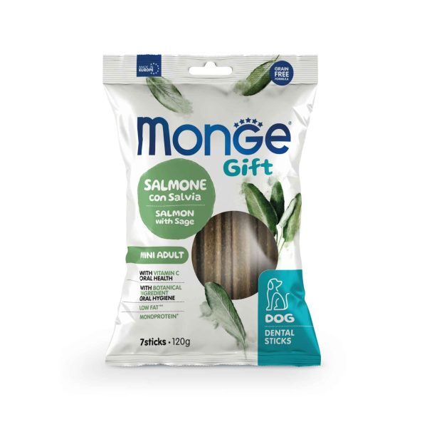 Monge Dental para Perros Salmon y Salvia