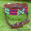 Brillante Collar Mexicano Perro Artesanal Medium 34-48cm - Imagen 5