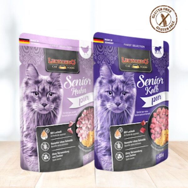 Leonardo comida humeda gato senior ohmygosweb.com