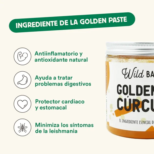 golden curcuma para perros y gatos wild balance