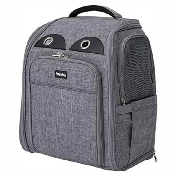mochila para gatos y perros fuji freedog gris