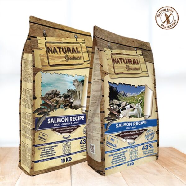Natural Greatness Salmon Pienso para Perro ohmygosweb.com