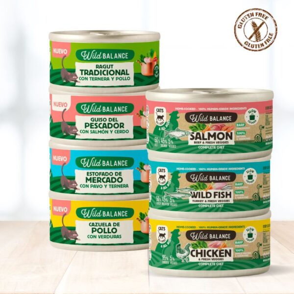 Wild Balance Gatos Comida Completa Cocinada compra online ohmygosweb.com