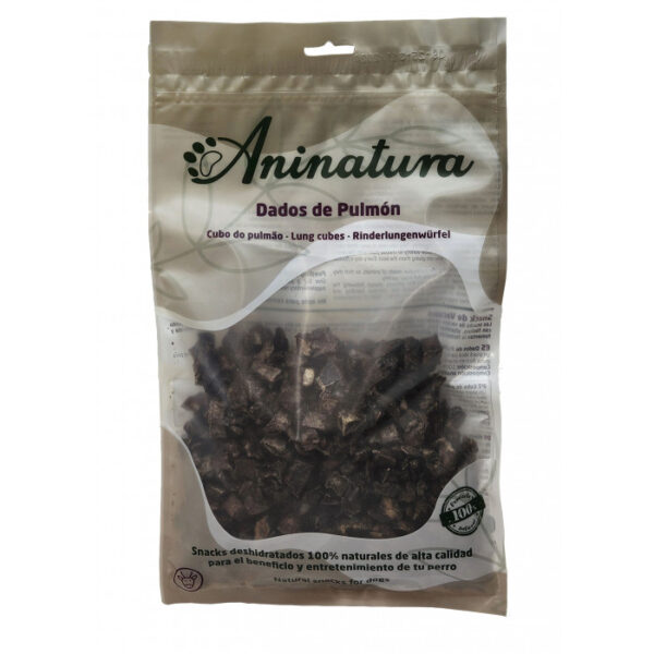 aninatura-snack-dados-de-pulmon-vacuno 250g oh my gos