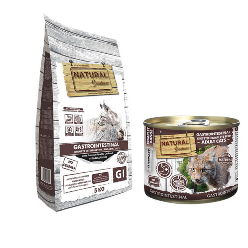 Natural Greatness Gastrointestinal Gatos Pienso y Lata