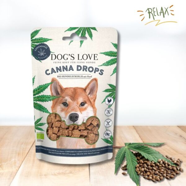 Dog's Love Snack Antiestres Perro Canna Drops