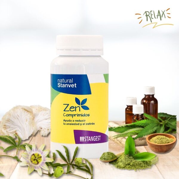 Stanvet Zen Comprimidos Antiestrés Perro Gato ingredientes