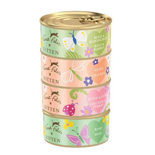 Nuevo terra felis kitten comida para gato