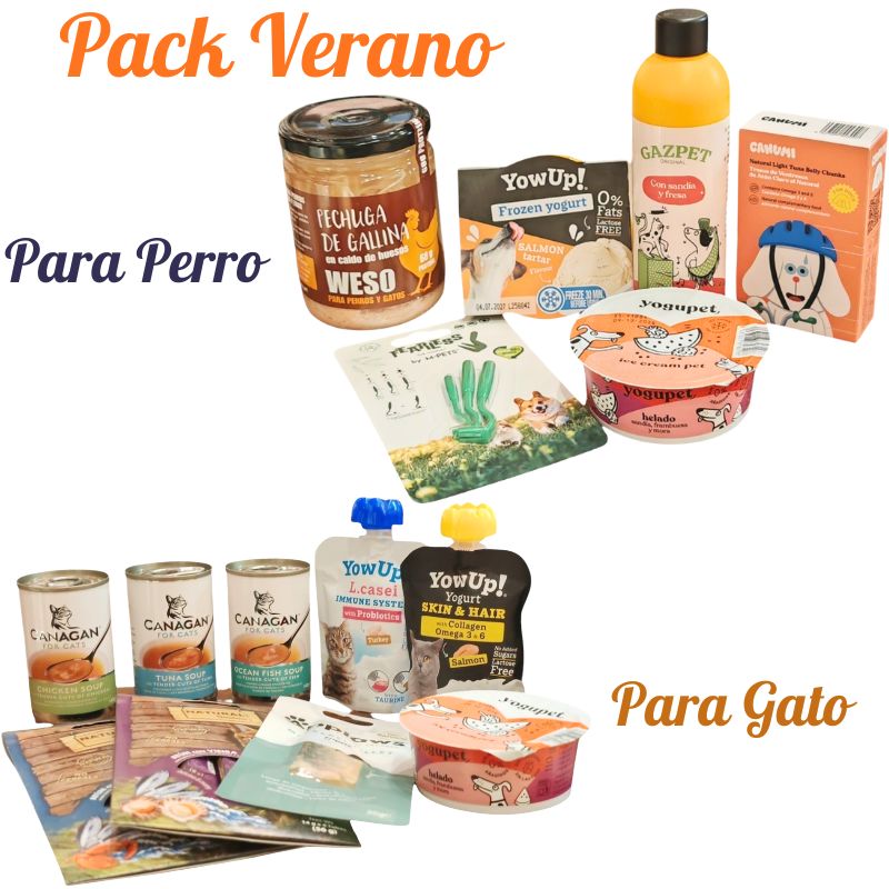 Oferta Pack Verano Mascotas 6 Productos para perros y gatos ohmygosweb.com
