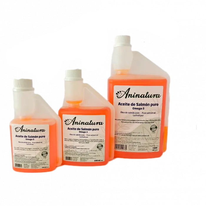 Aceite de Salmon para perro y gato Aninatura