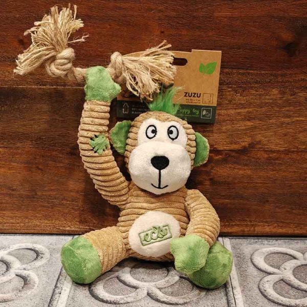 Juguete Ecologico para Perro M-Pets MONO de peluche ZUZU