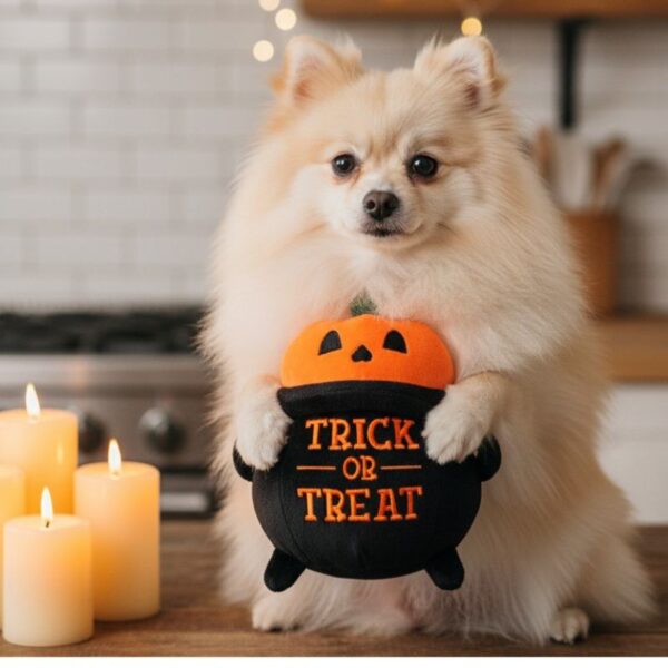 Peluche Halloween Calderón para Perro fuzz yard perro ohmygosweb.com