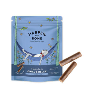 snack chill and relax harper and bone camomila y pasiflora para perro oh my gos