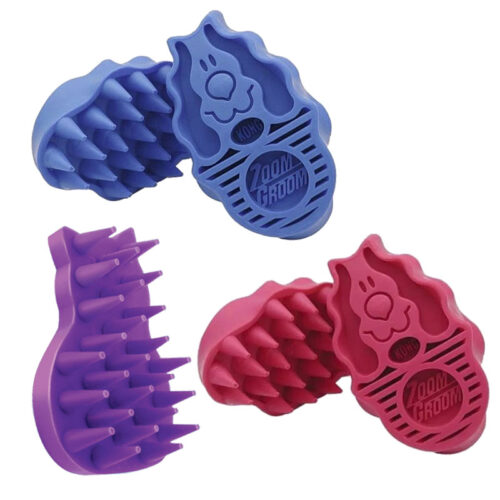 Kong-zoomgroom manopla de goma para perros y gatos oh my gos