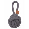 Pelota de cuerda con asa GRIS M-pets 11cm COTO