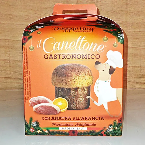 canettone doggye bag anatra all arancia oh my gos