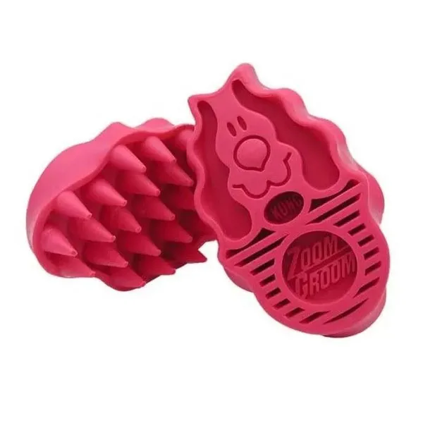 kong-manopla-de-goma-para-perros ROSA zoom groom oh my gos