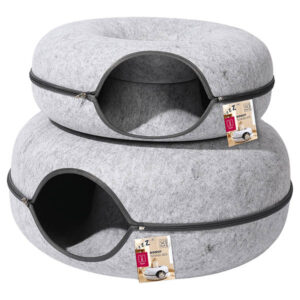 m-pets donut cama tunel para gatos m-pets oh my gos