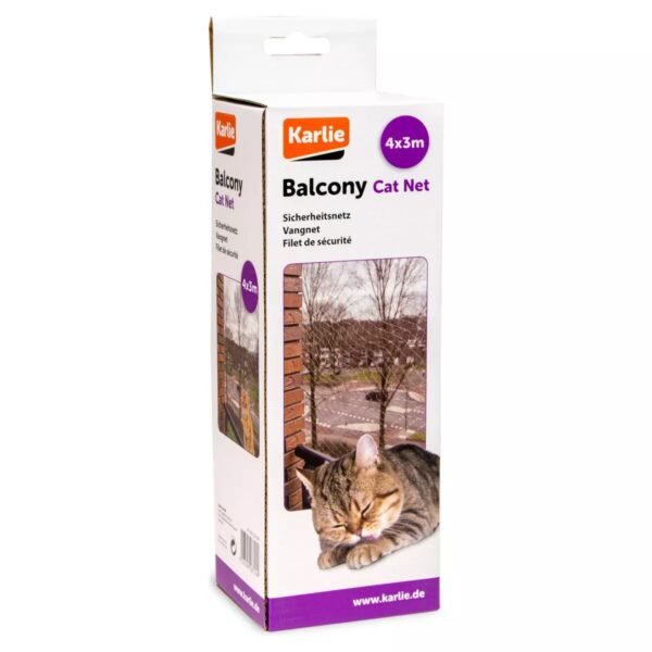 red para gato balcony cat net karlie 4x3m red para balcon