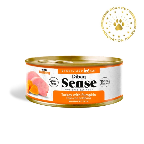 dibaq sense gato comida humeda para gato PAVO CALABAZA ohmygosweb.com