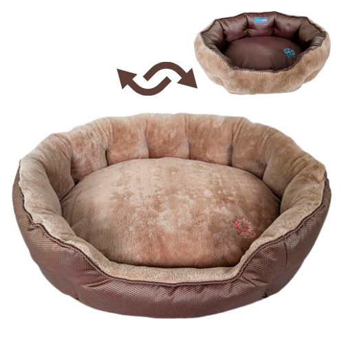 cama perro o gato invierno verano reversible viscoelastica thermoswitch oh my gos