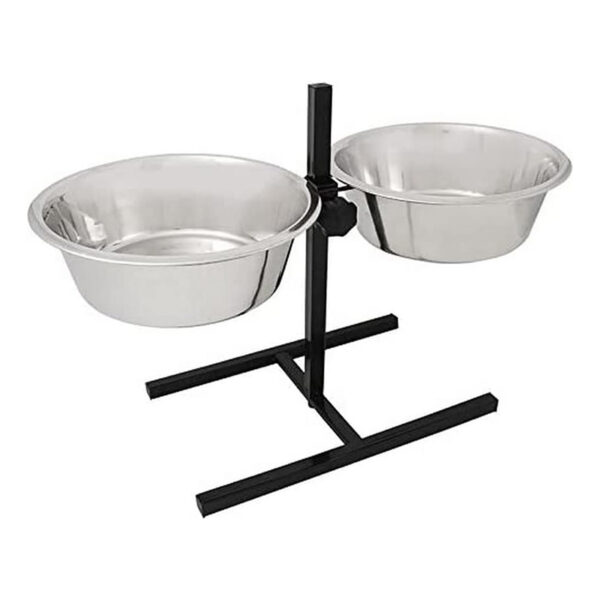 nayeco set-bowls Comedero Elevado Perro Grande comedero Regulable para perro oh my gos