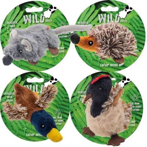 juguete interactivo para gato Peluche con Sonido Salvaje y Realista para Gato wild hunter oh my gos