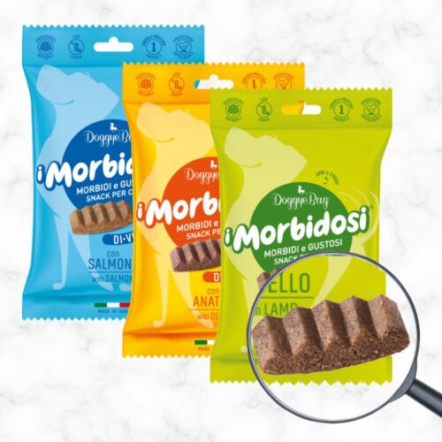Snack para Perros naturales Morbidosi Doggyebag DoggyeBreak ohmygosweb.com