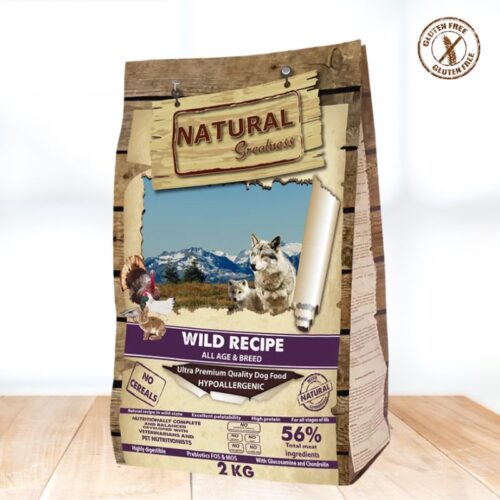 Natural Greatness RECETA SALVAJE para Perro WILD ohmygosweb.com