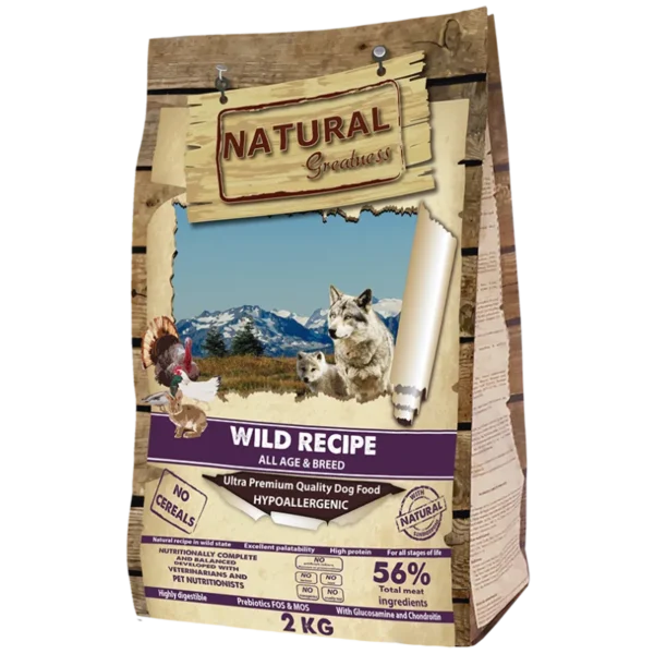 natural greatness receta salvaje WILD INSTINCT 2KG pienso para perro