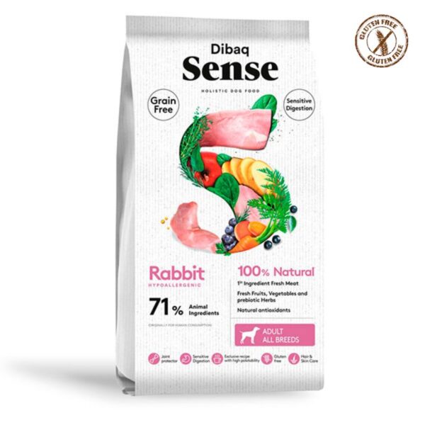 Dibaq Sense Conejo Sensitive Pienso para Perro OH MY GOS