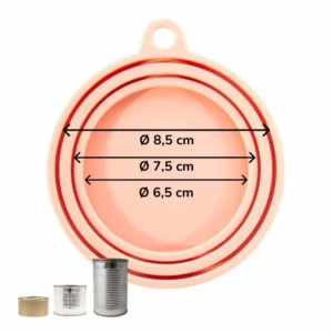 tapa de silicona para latas de perros y gatos 3 en 1 martin sellier