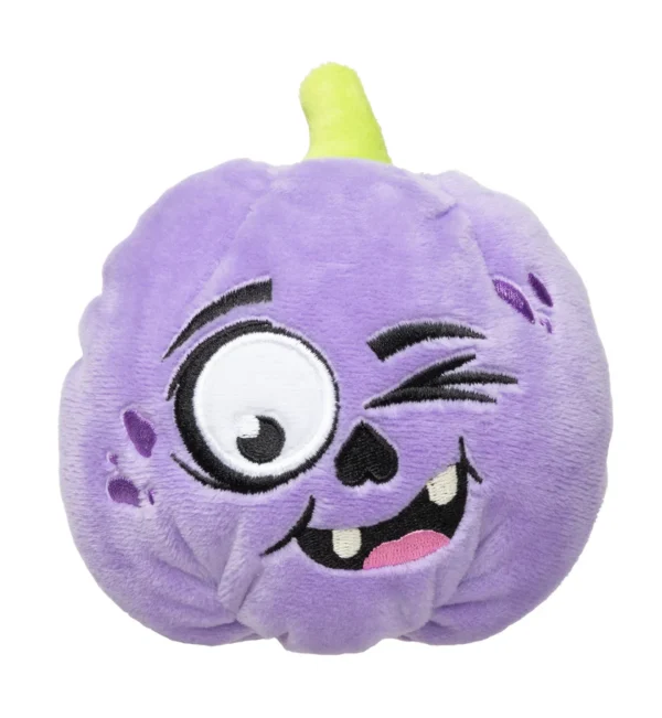 calabaza lila FuzzYard-pack 2 Calabazas de Juguete Halloween Perro-ohmygosweb.com
