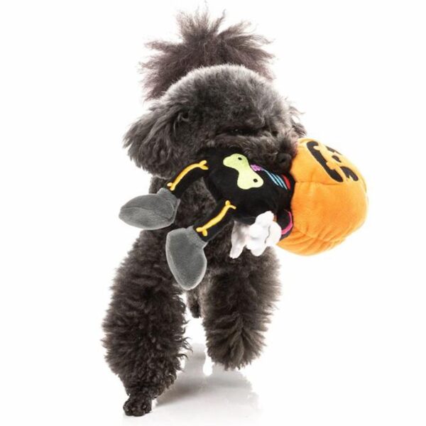 FuzzYard Peluche Esqueleto Calabaza Halloween-Perro-caniche ohmygosweb.com