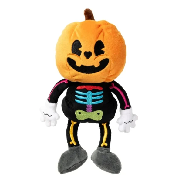 FuzzYardPeluche Esqueleto Calabaza Halloween para Perro-ohmygosweb.com